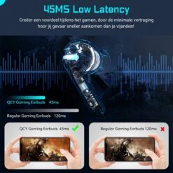 Noise Cancelling Oordopjes - Draadloze Oordopjes Bluetooth 5.2 - Draadloze Oortjes Noise Canceling - Gaming Oortjes - 24 Uur Gebruik - Met App - ENC - Meetings - Sporten - Gamen -MEDISANA Shop 1200x1200 703