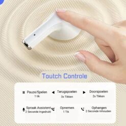 Noise Cancelling Oordopjes - Draadloze Oordopjes Bluetooth 5.1 - Draadloze Oortjes Noise Cancelling IPX4 - 20 Uur Gebruik - ANC - Meetings - Sporten - Paars -MEDISANA Shop 1200x1200 716