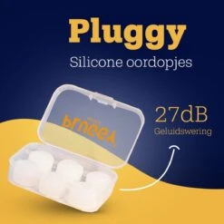 Pluggy® - Slaap Oordopjes Geluiddicht & Zwem Oordopjes - 6x Sound Plugs - Oordoppen - Earplugs - Geluidsoverlast - Slapen - Zwem Oordopjes - Slaap Oordopjes - Kneedbare - Snurken - Volwassenen - Anti Snurk - Siliconen - Sleep - Geluiddempend - Aid -MEDISANA Shop 1200x1200 729
