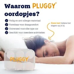 Pluggy® - Slaap Oordopjes Geluiddicht & Zwem Oordopjes - 6x Sound Plugs - Oordoppen - Earplugs - Geluidsoverlast - Slapen - Zwem Oordopjes - Slaap Oordopjes - Kneedbare - Snurken - Volwassenen - Anti Snurk - Siliconen - Sleep - Geluiddempend - Aid -MEDISANA Shop 1200x1200 732