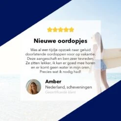 BLAUW® Surf Oordoppen Met Koord – Surfears Earplugs Gehoorbescherming – Zwemdoppen, Kitesurf & Watersport – Waterdichte Oordopjes – Zwemmen – Kite Oordoppen -MEDISANA Shop 1200x1200 757