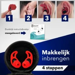 BLAUW® Surf Oordoppen Met Koord – Surfears Earplugs Gehoorbescherming – Zwemdoppen, Kitesurf & Watersport – Waterdichte Oordopjes – Zwemmen – Kite Oordoppen -MEDISANA Shop 1200x1200 761