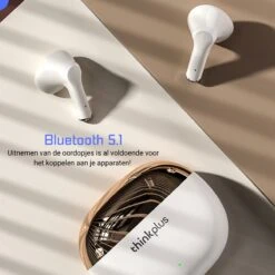 Noise Cancelling Oordopjes - Draadloze Oordopjes Bluetooth 5.1 - Draadloze Oortjes Noise Cancelling IPX4 - 20 Uur Gebruik - ANC - Meetings - Sporten - Roze -MEDISANA Shop 1200x1200 771