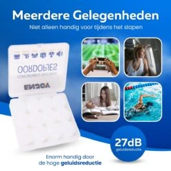 2-Pack - 14x Premium Siliconen Oordopjes Slapen - 27dB - Kneedbare Oordoppen Voor Slapen - Perfect Voor Zijslapers - Slaapoordoppen - Slaap Oordopjes - Sleep Plugs -MEDISANA Shop 1200x1200 788