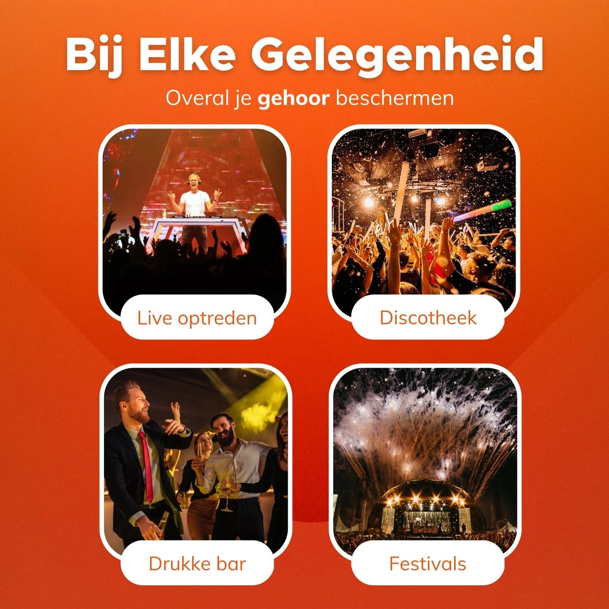 Enjoy Living - Premium Oordopjes Festival Set - Transparant - 25dB Gehoorbescherming - Concert Oordoppen - Membraanfilter Voor Betere Muziek Beleving - Earplugs / PartyPlug Incl. Handige Opbergcase & Nekkoord 9 Enjoy Living - Premium Oordopjes Festival Set - Transparant - 25dB Gehoorbescherming - Concert Oordoppen - Membraanfilter Voor Betere Muziek Beleving - Earplugs / PartyPlug Incl. Handige Opbergcase & Nekkoord - Afbeelding 7