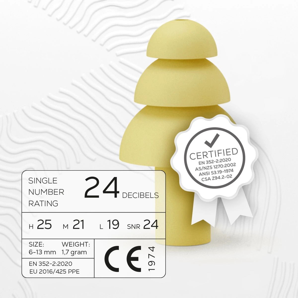 Shush Biker Earplugs - De Beste Motor Oordoppen Tegen Windruis Op De Motor - Gehoorbescherming Met Keramisch Filter Voor De Beste Prestaties (SNR 24 DB) - Meer Dan 365x Herbruikbaar 11 Shush Biker Earplugs - De Beste Motor Oordoppen Tegen Windruis Op De Motor - Gehoorbescherming Met Keramisch Filter Voor De Beste Prestaties (SNR 24 DB) - Meer Dan 365x Herbruikbaar - Afbeelding 9