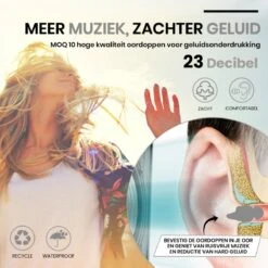 TibaGoods Oordoppen - Gehoorbescherming - 23 DB - Incl. Opbergdoosje - Transparant - Muziek Festival - Concert - Uitgaan - Zwemmen - Studeren Of Werken -MEDISANA Shop 1200x1200 857