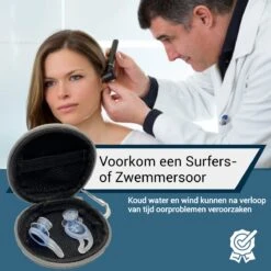 Teskies Surf Zwem Oordoppen Voor Kitesurfen Windsurfen Wakeboarden En Zwemmen - Watersport - Gehoorbescherming - Houdt Water Buiten En Is Geluid Doorlatend -MEDISANA Shop 1200x1200 885