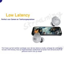 Noise Cancelling Oordopjes Slapen - Draadloze Oordopjes Bluetooth 5.2 - Slaap Hoofdtelefoon Voor Slapen - Anti Touch Slaap Stand - 26 Uur Gebruik - Met App -MEDISANA Shop 1200x1200 889