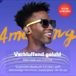 Noise Cancelling Oordopjes Slapen - Draadloze Oordopjes Bluetooth 5.2 - Slaap Hoofdtelefoon Voor Slapen - Anti Touch Slaap Stand - 26 Uur Gebruik - Met App -MEDISANA Shop 1200x1200 890