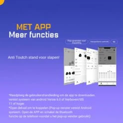 Noise Cancelling Oordopjes Slapen - Draadloze Oordopjes Bluetooth 5.2 - Slaap Hoofdtelefoon Voor Slapen - Anti Touch Slaap Stand - 26 Uur Gebruik - Met App -MEDISANA Shop 1200x1200 891
