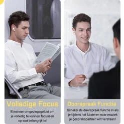 Noise Cancelling Oordopjes - Draadloze Oordopjes Bluetooth 5.2 - Draadloze Oortjes Noise Cancelling 32db - 30 Uur Gebruik - ANC - Meetings - Sporten 18 Noise Cancelling Oordopjes - Draadloze Oordopjes Bluetooth 5.2 - Draadloze Oortjes Noise Cancelling 32db - 30 Uur Gebruik - ANC - Meetings - Sporten -MEDISANA Shop 1200x1200 912