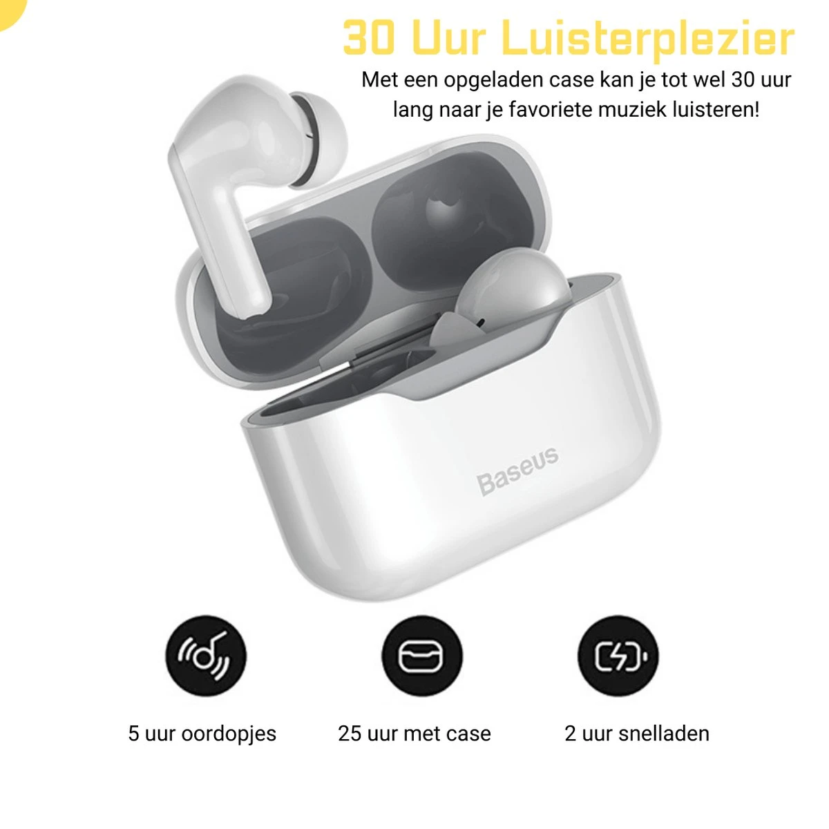 Noise Cancelling Oordopjes - Draadloze Oordopjes Bluetooth 5.2 - Draadloze Oortjes Noise Cancelling 32db - 30 Uur Gebruik - ANC - Meetings - Sporten 11 Noise Cancelling Oordopjes - Draadloze Oordopjes Bluetooth 5.2 - Draadloze Oortjes Noise Cancelling 32db - 30 Uur Gebruik - ANC - Meetings - Sporten - Afbeelding 9