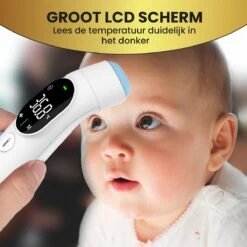 MostEssential Premium Koortsthermometer - Infrarood Thermometer - Thermometer Voorhoofd - Oorthermometer - Contactloos - Koortsthermometer Voor Volwassenen, Kinderen En Baby's - 20F -MEDISANA Shop 1200x1200 951