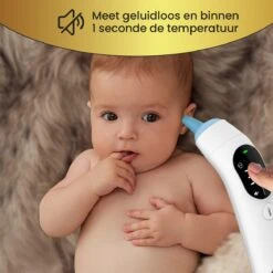 MostEssential Premium Koortsthermometer - Infrarood Thermometer - Thermometer Voorhoofd - Oorthermometer - Contactloos - Koortsthermometer Voor Volwassenen, Kinderen En Baby's - 20F -MEDISANA Shop 1200x1200 952