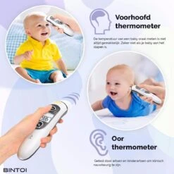 Bintoi® X200 - Thermometer Voorhoofd - Oorthermometer - Koortsthermometer -MEDISANA Shop 1200x1200 967