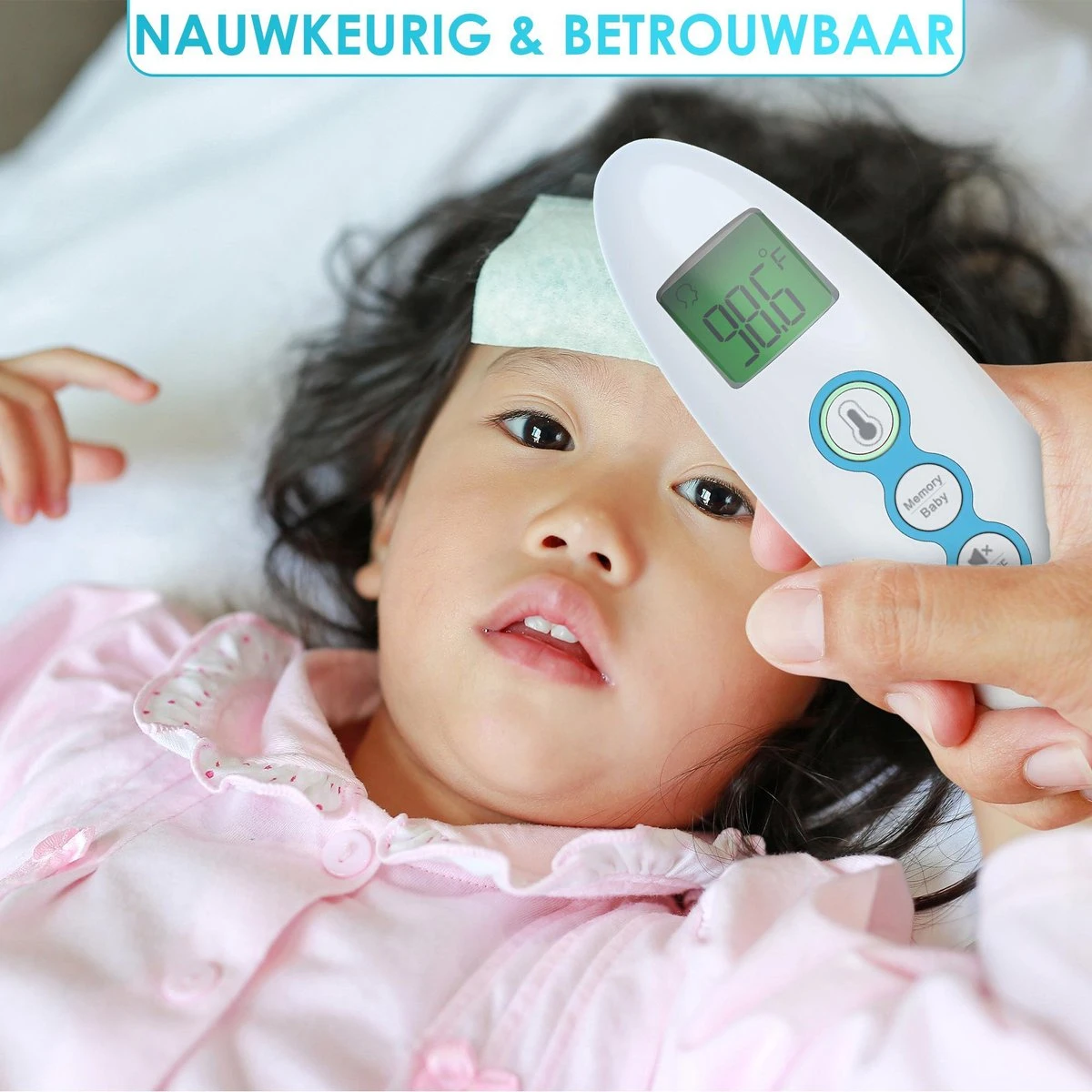 EASY LIFE Easylife® Digitale Infrarood Thermometer Incl. Batterijen En Opbergzakje - Oor & Voorhoofd 6 EASY LIFE Easylife® Digitale Infrarood Thermometer Incl. Batterijen En Opbergzakje - Oor & Voorhoofd - Afbeelding 4