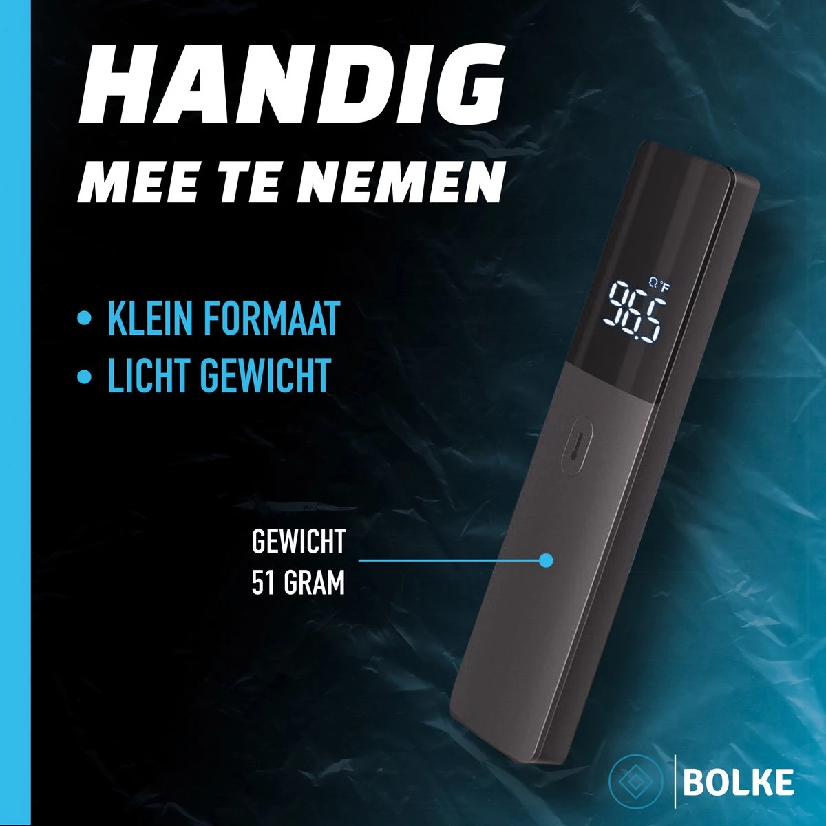 Bolke® - Thermometer - Infrarood Thermometer - Thermometer Lichaam - Thermometer Baby - Thermometer Voorhoofd - Voorhoofd Thermometer 4 Bolke® - Thermometer - Infrarood Thermometer - Thermometer Lichaam - Thermometer Baby - Thermometer Voorhoofd - Voorhoofd Thermometer - Afbeelding 2