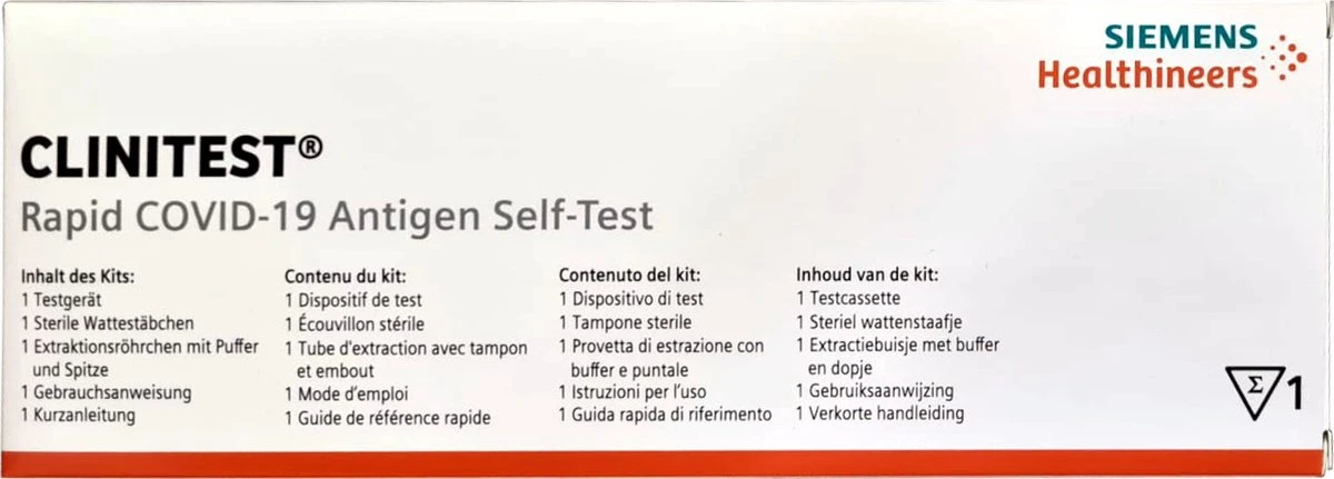 Siemens / CLINITEST Rapid COVID-19 Antigen Self-Test 5 Siemens / CLINITEST Rapid COVID-19 Antigen Self-Test - Afbeelding 3