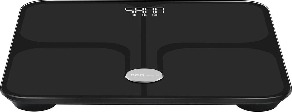 NEO Health Onyx SE - Weegschaal - Zwart 4 NEO Health Onyx SE - Weegschaal - Zwart - Afbeelding 2