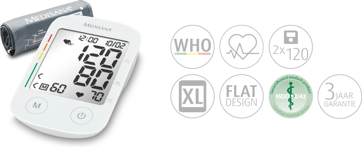 Medisana BU 535 Bovenarm Bloeddrukmeter 13 Medisana BU 535 Bovenarm Bloeddrukmeter - Afbeelding 11