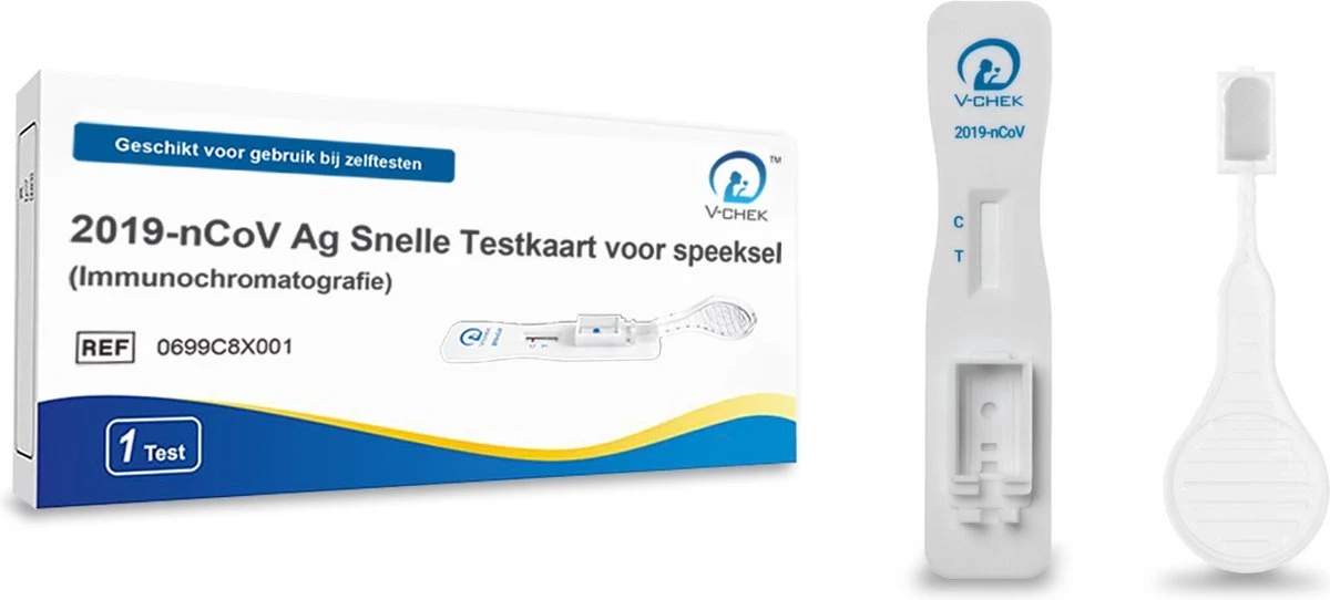 Speeksel Test Covid 19 – Lollypop Zelftest - V-chek - 5 Stuks 7 Speeksel Test Covid 19 – Lollypop Zelftest - V-chek - 5 Stuks - Afbeelding 5