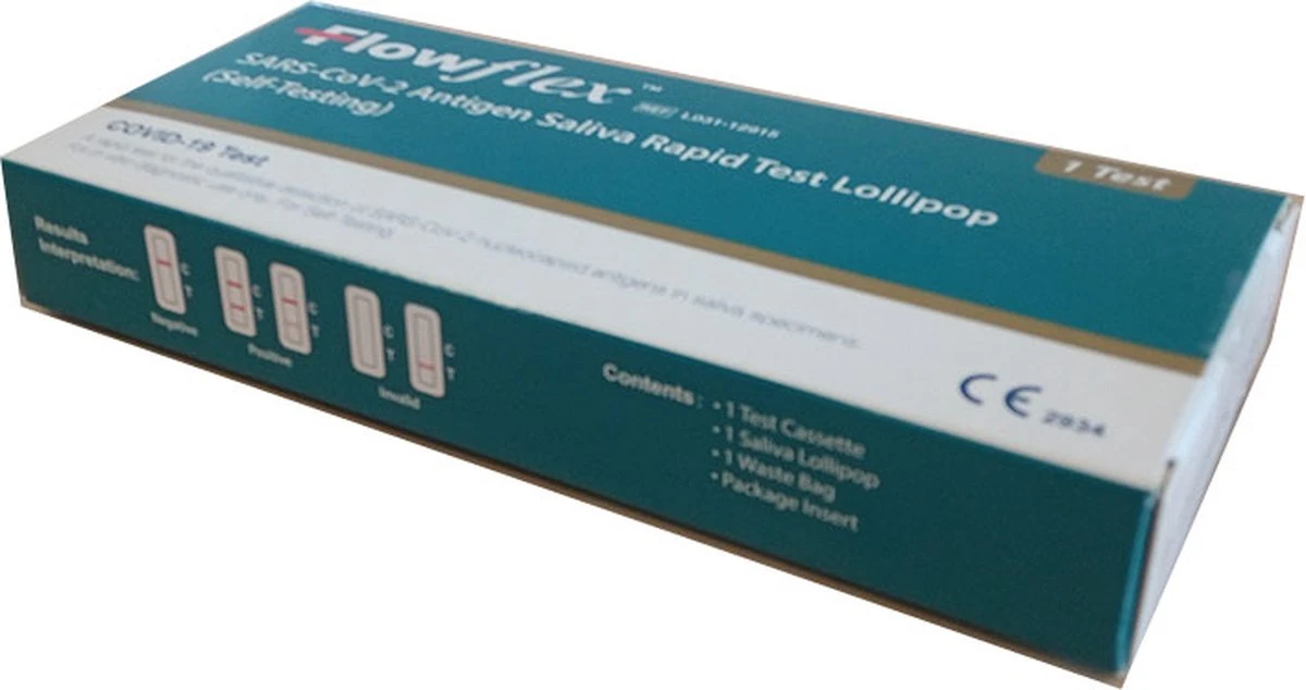 Flowflex™ | 5 Stuks Covid19 Speekseltest Lollipop | CE2934 Gekeurd | Per Stuk Verpakt | NL Gebruiksinstructie | Kindvriendelijk | Zelftest Corona Thuistest | Nederlandse Handleiding 7 Flowflex™ | 5 Stuks Covid19 Speekseltest Lollipop | CE2934 Gekeurd | Per Stuk Verpakt | NL Gebruiksinstructie | Kindvriendelijk | Zelftest Corona Thuistest | Nederlandse Handleiding - Afbeelding 5