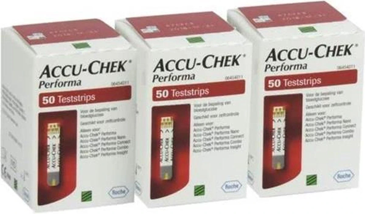 3X 50 Strips Accu Chek Performa Actiepakket 3 3X 50 Strips Accu Chek Performa Actiepakket