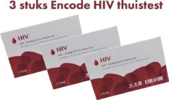 HIV Zelftest | Encode HIV Zelftest | Thuistest HIV | Bloedtest | 3 Stuks