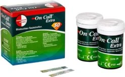 On Call Extra Glucose Teststrips (x50) 9 On Call Extra Glucose Teststrips (x50) -MEDISANA Shop 1200x737