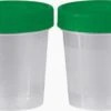 Merkloos Urine Potjes – 10 Stuks - 100 ML – Afsluitbaar – Herbruikbare Containers -MEDISANA Shop 1200x740 1