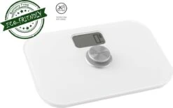 Beepower - Mini Personenweegschaal - Self Powered - Compact - Wit