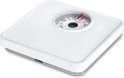 Soehnle Personenweegschaal Analoog Tempo - Wit - Tot 130 Kg - Incl. Batterijen