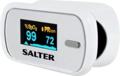 Salter- Saturatiemeter- Hartslagmeter-zuurstofmeter-vinger Pulse Oximeter- Inclusief Batterijen- Achtergrondsverlichting- 2 Jaar Garantie -MEDISANA Shop 1200x762 3