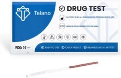 Telano Drugstest 12 Stuks Cannabis THC (Wiet Marihuana) Drugtesten Urine Strips