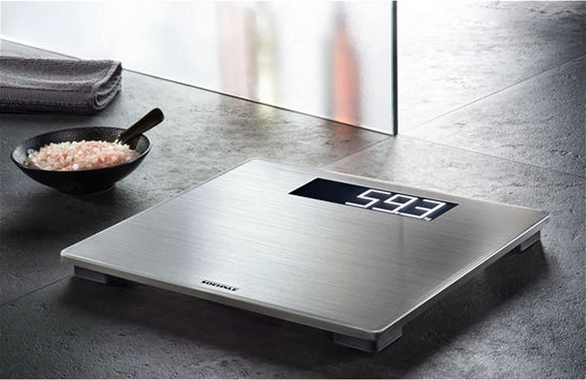 Leifheit Soehnle Personenweegschaal Digitaal Style Sense Safe 300 - RVS- Tot 180 Kg - Incl. Batterijen 7 Leifheit Soehnle Personenweegschaal Digitaal Style Sense Safe 300 - RVS- Tot 180 Kg - Incl. Batterijen - Afbeelding 5