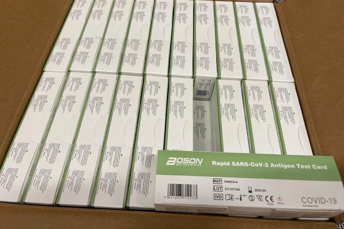 5 Stuks BOSON ZELFTEST SINGLE PACKED Corona (Covid 19) Corona Zelftest - Rapid SARS-CoV-2 Antigen Test Card (neustest) 5 Stuks 7 5 Stuks BOSON ZELFTEST SINGLE PACKED Corona (Covid 19) Corona Zelftest - Rapid SARS-CoV-2 Antigen Test Card (neustest) 5 Stuks - Afbeelding 5