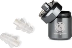 Festivalgoodies - Oordoppen Voor Muziek, Festivals En Uitgaan - Zilver - Party Plugs - Gehoorbescherming - 20db - Doorzichtig - Gehoorbescherming Voor Volwassenen - Oordoppen Festivals - Oordoppen Muziek -MEDISANA Shop 1200x800 61