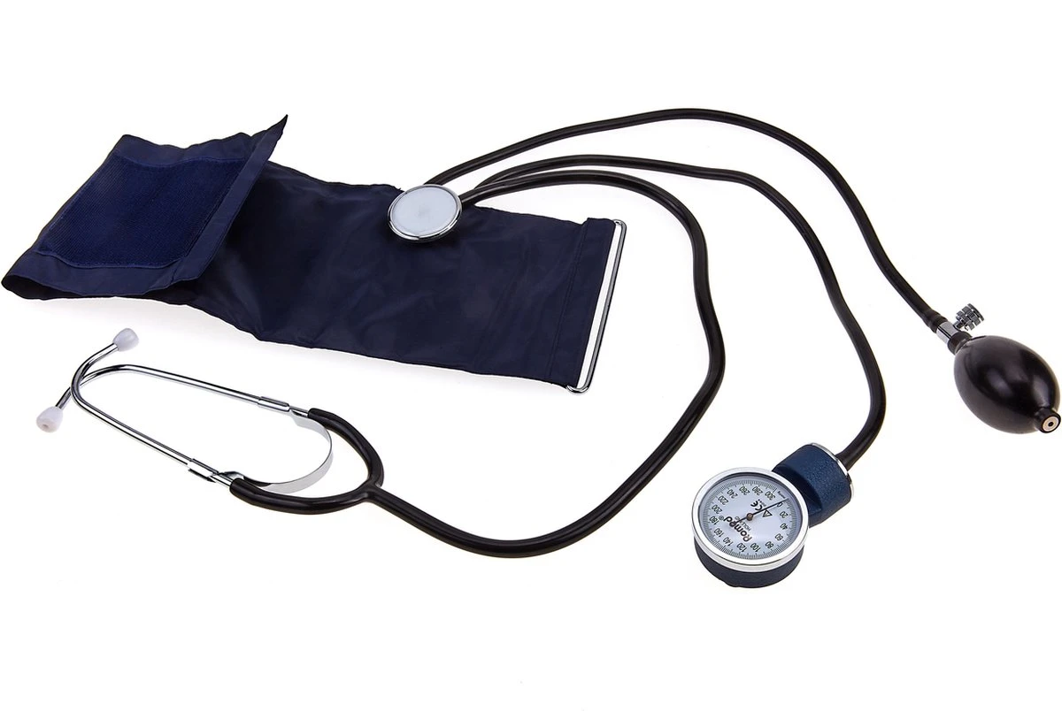 Romed Bloeddrukmeter Met Stethoscoop - Handmatig - Aneroid 5 Romed Bloeddrukmeter Met Stethoscoop - Handmatig - Aneroid - Afbeelding 3