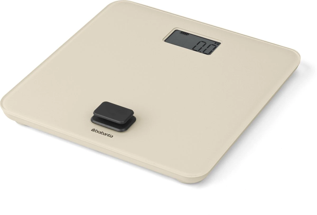 Brabantia ReNew Personenweegschaal Digitaal - Geen Batterij Nodig - Soft Beige 4 Brabantia ReNew Personenweegschaal Digitaal - Geen Batterij Nodig - Soft Beige - Afbeelding 2