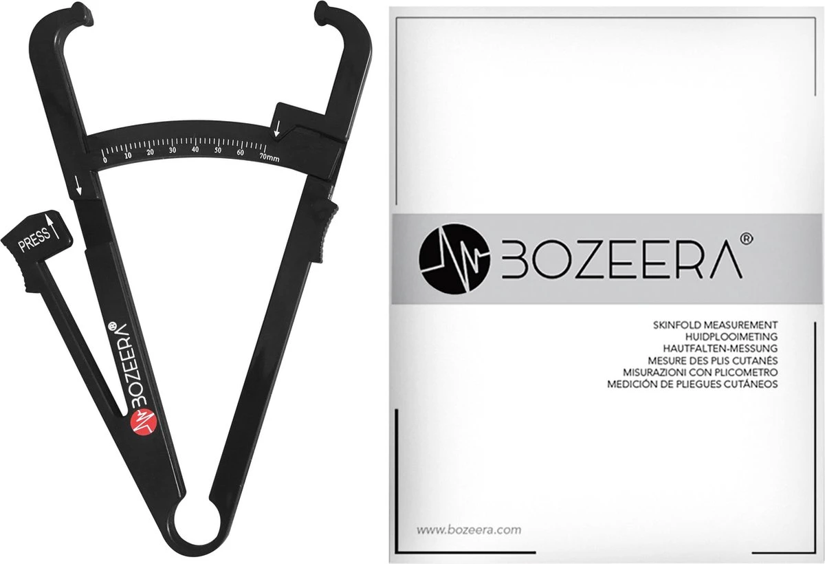 BOZEERA Huidplooimeter - Vetmeter - Vetpercentagemeter - Inclusief Software Video Uitleg En Nederlandse Handleiding 7 BOZEERA Huidplooimeter - Vetmeter - Vetpercentagemeter - Inclusief Software Video Uitleg En Nederlandse Handleiding - Afbeelding 5