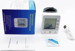 Qualitech Bloeddrukmeter - Hartslagmeter - Bloeddrukmeter Pols - Blood Pressure Monitor - Spraak - Accu - Geheugen -MEDISANA Shop 1200x821 3