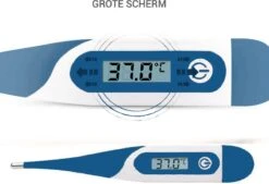 Thermometer Lichaam - Koorts - Koortsthermometer Voor Volwassenen - Blauw - Incl. Opbergcase En Handleiding! -MEDISANA Shop 1200x822 1