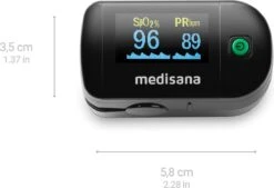 Medisana PM 100 Black Saturatiemeter -MEDISANA Shop 1200x822