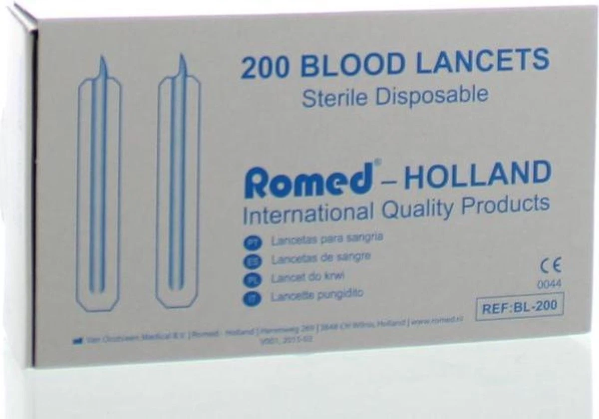 Bloedlancetten Bl-200 - 200 Stuks - Blarenprikkers - Blaren 5 Bloedlancetten Bl-200 - 200 Stuks - Blarenprikkers - Blaren - Afbeelding 3