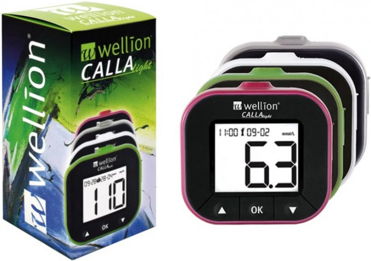 Wellion Calla Light Startpakket (met 50 Strips En 50 Lancetten) - Paars 7 Wellion Calla Light Startpakket (met 50 Strips En 50 Lancetten) - Paars - Afbeelding 5