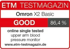 OMRON X2 Basic Bloeddrukmeter Bovenarm - Aanbevolen Door Hartstichting - Blood Pressure Monitor Met Hartslagmeter – Onregelmatige Hartslag - Klinisch Gevalideerd - 22 Tot 32 Cm Manchet – 3 Jaar Garantie -MEDISANA Shop 1200x844 4