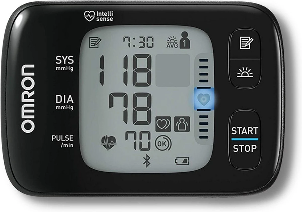OMRON RS7 Intelli IT Bloeddrukmeter Pols - Blood Pressure Monitor Met Hartslagmeter – Onregelmatige Hartslag -Klinisch Gevalideerde Polsbloeddrukmeter - Met Mobiele App - 13,5 Tot 21,5 Cm Manchet – 3 Jaar Garantie 21 OMRON RS7 Intelli IT Bloeddrukmeter Pols - Blood Pressure Monitor Met Hartslagmeter – Onregelmatige Hartslag -Klinisch Gevalideerde Polsbloeddrukmeter - Met Mobiele App - 13,5 Tot 21,5 Cm Manchet – 3 Jaar Garantie - Afbeelding 19