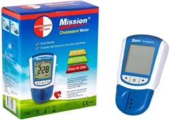 Swiss Point Of Care - Mission 3-in-1 Cholesterol Meter