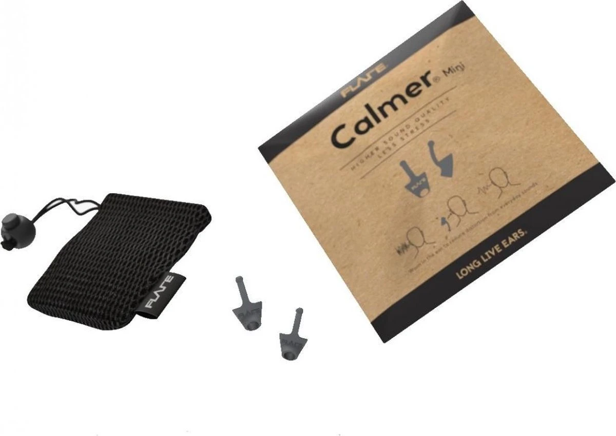 CALMER | Grijs | Een Klein Oordopje Dat Stress Vermindert | Verhoogt Geluidskwaliteit | Flare Audio 4 CALMER | Grijs | Een Klein Oordopje Dat Stress Vermindert | Verhoogt Geluidskwaliteit | Flare Audio - Afbeelding 2